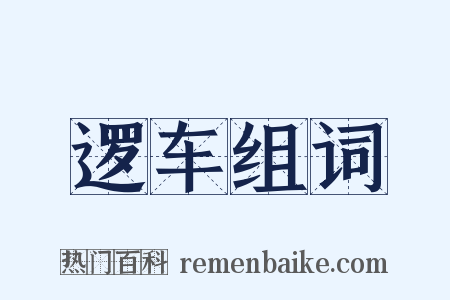 逻车组词是什么意思的图片